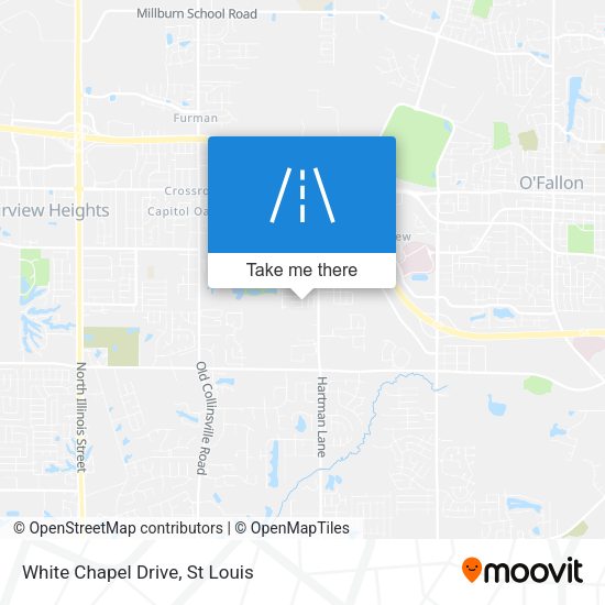 White Chapel Drive map
