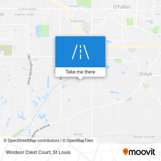 Windsor Crest Court map