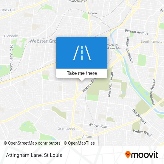 Attingham Lane map