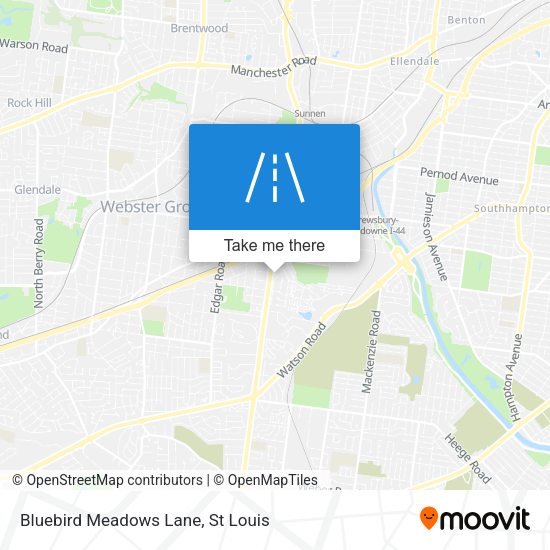 Bluebird Meadows Lane map