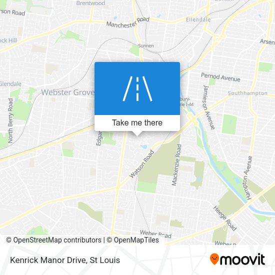Kenrick Manor Drive map