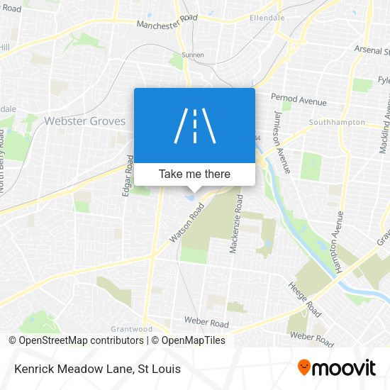 Mapa de Kenrick Meadow Lane