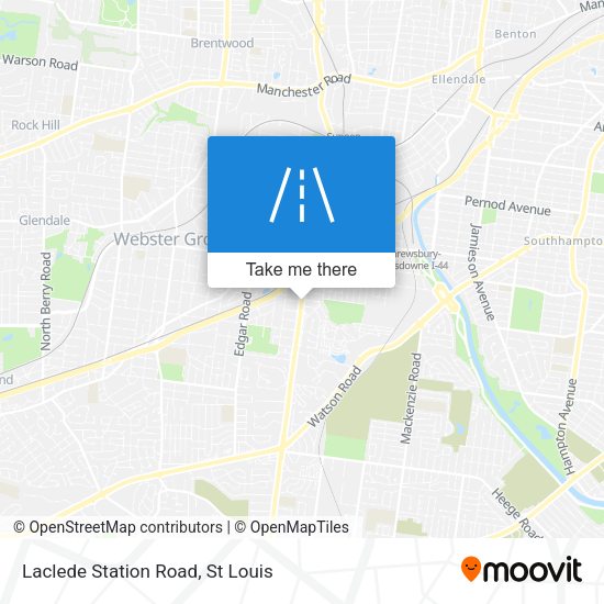 Mapa de Laclede Station Road
