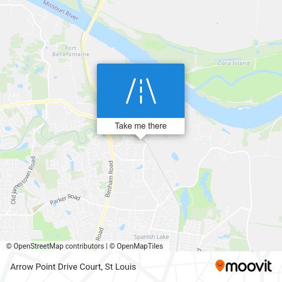 Mapa de Arrow Point Drive Court