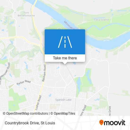 Mapa de Countrybrook Drive