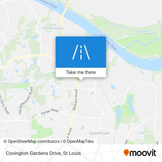 Covington Gardens Drive map