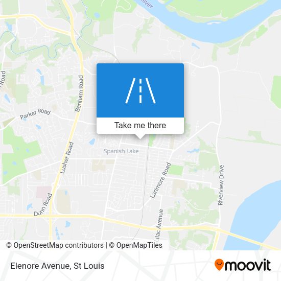 Mapa de Elenore Avenue