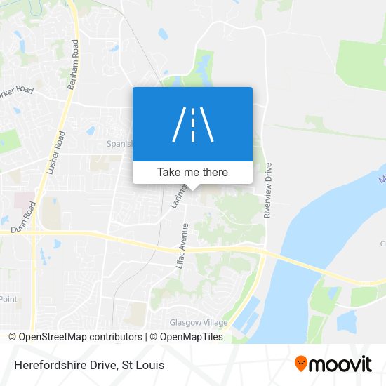 Herefordshire Drive map