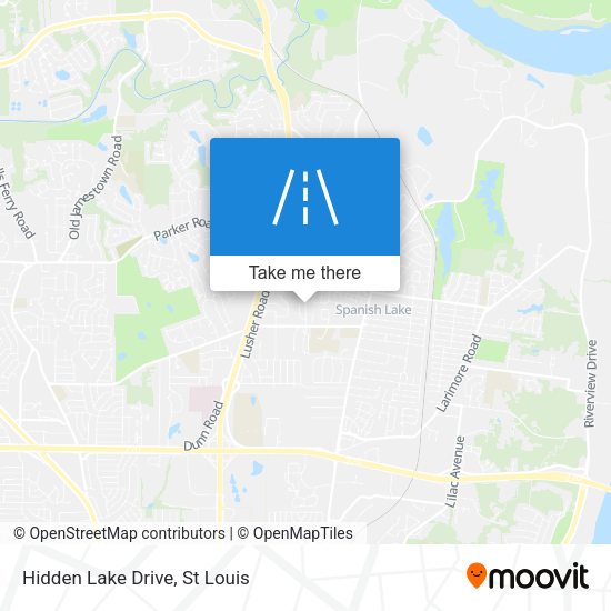Mapa de Hidden Lake Drive