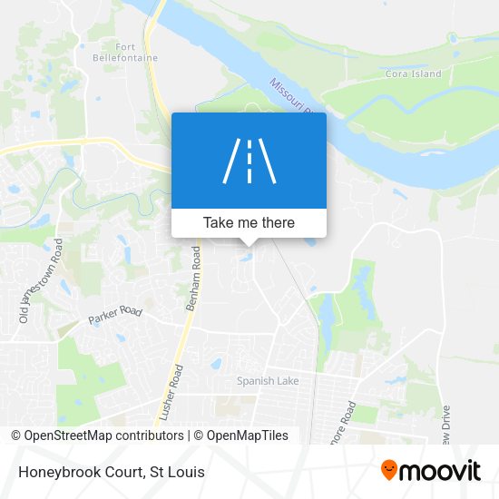 Mapa de Honeybrook Court