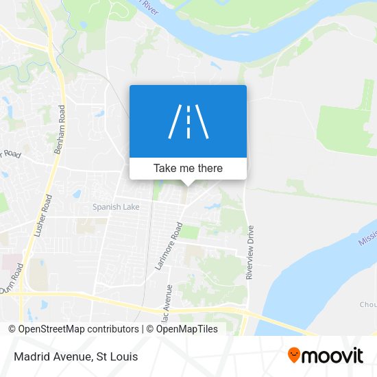 Mapa de Madrid Avenue