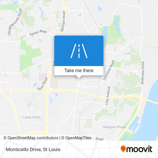Mapa de Monticello Drive