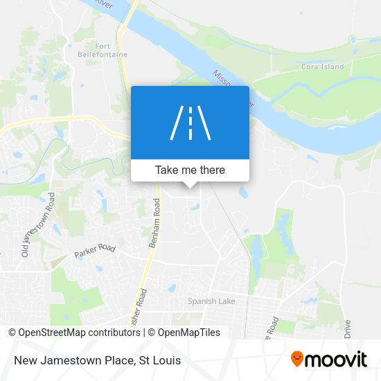 New Jamestown Place map