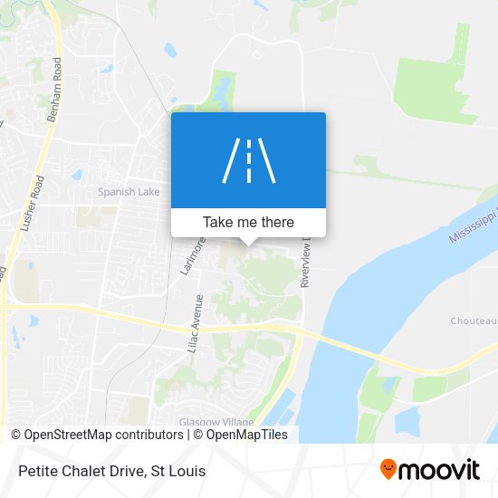Petite Chalet Drive map