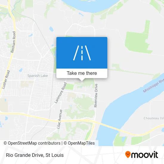 Rio Grande Drive map