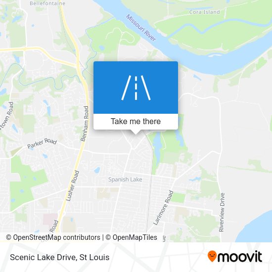Scenic Lake Drive map