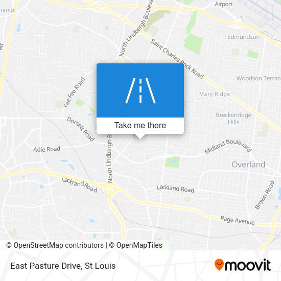 East Pasture Drive map