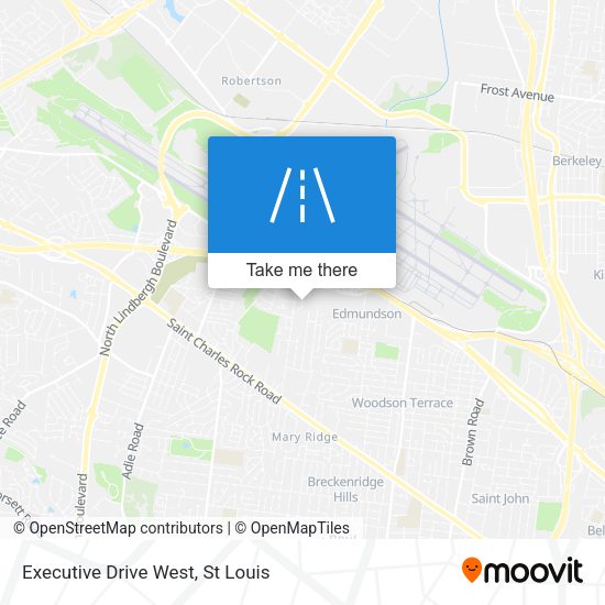 Mapa de Executive Drive West