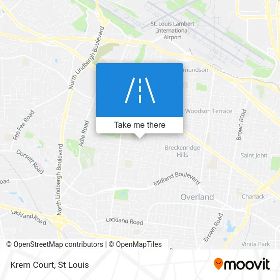 Krem Court map