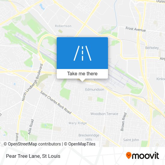 Mapa de Pear Tree Lane