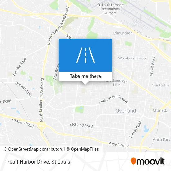 Pearl Harbor Drive map