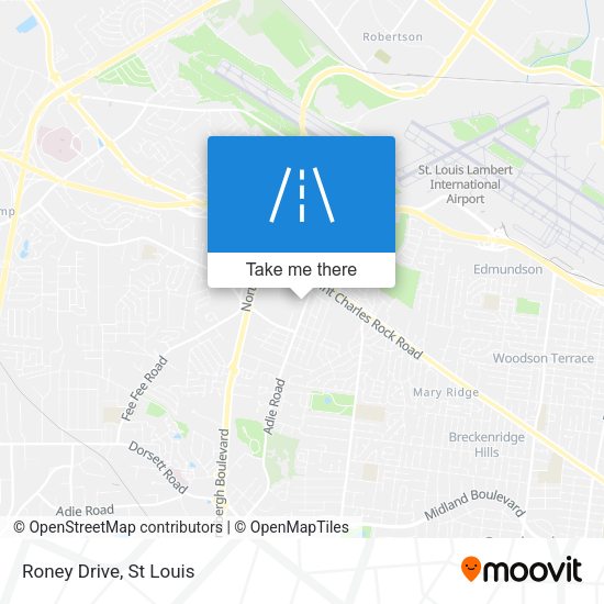 Mapa de Roney Drive