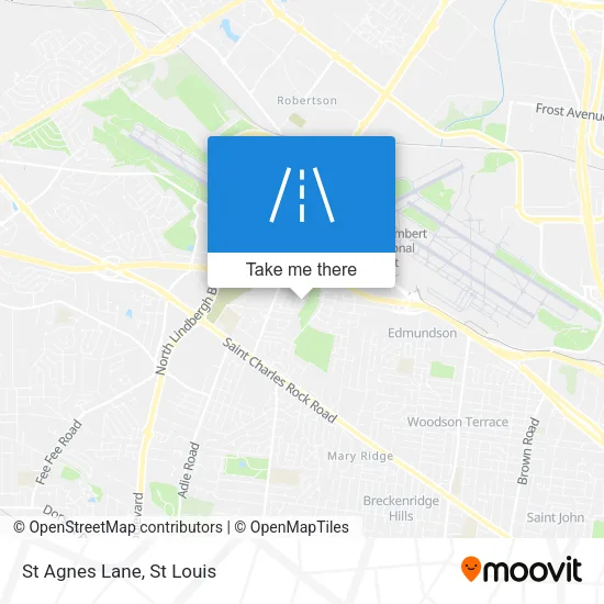 St Agnes Lane map