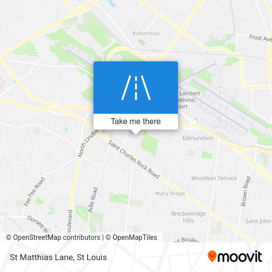 Mapa de St Matthias Lane
