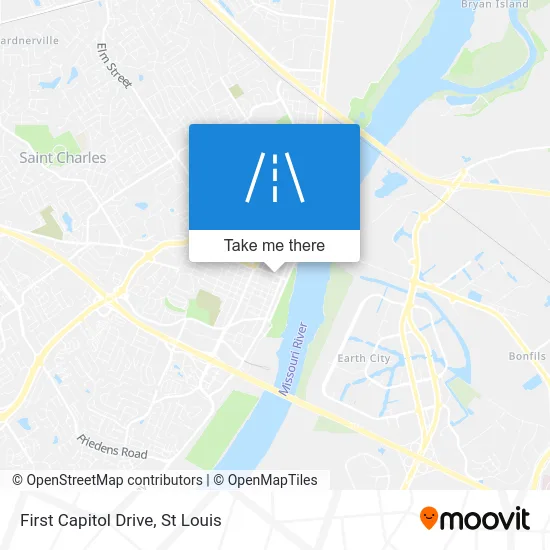 First Capitol Drive map