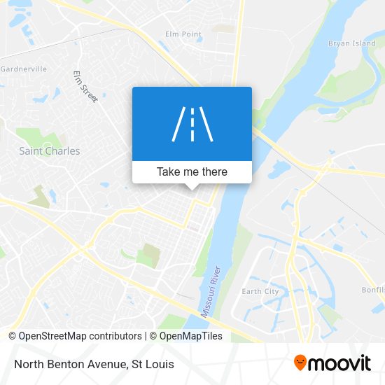 Mapa de North Benton Avenue