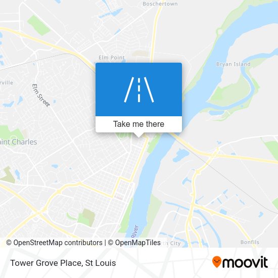 Tower Grove Place map