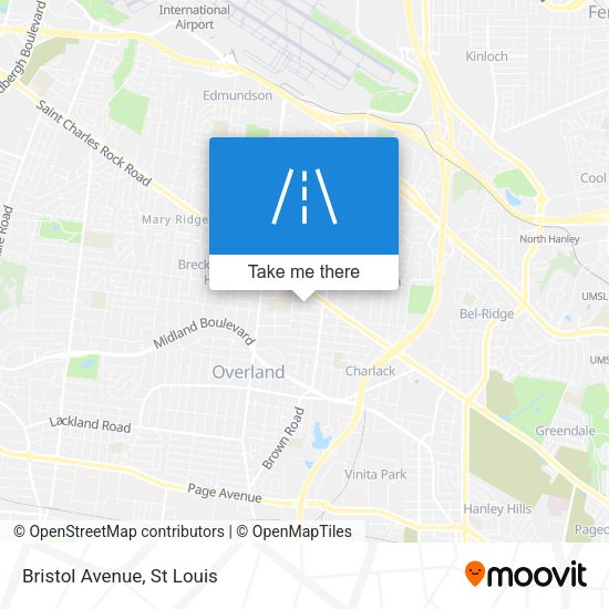 Mapa de Bristol Avenue