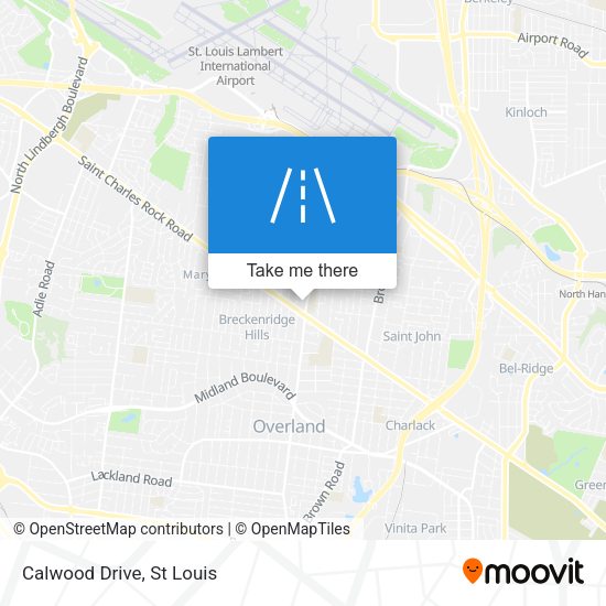 Mapa de Calwood Drive
