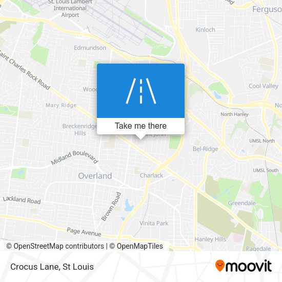 Mapa de Crocus Lane