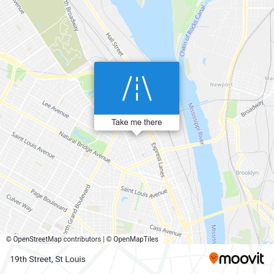 Mapa de 19th Street