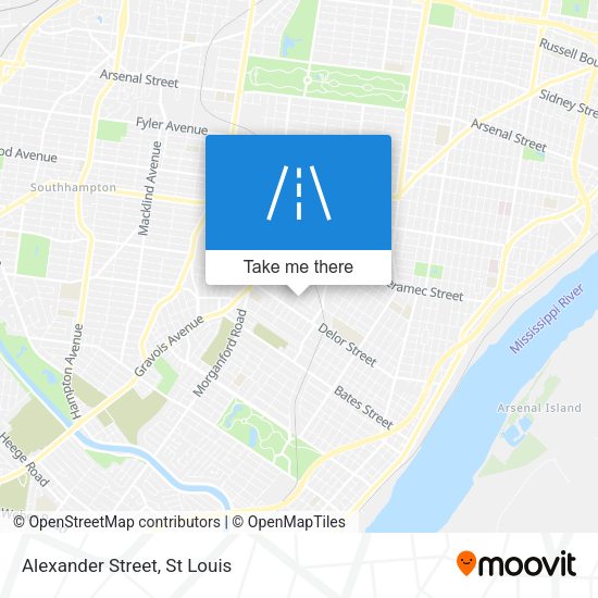 Mapa de Alexander Street