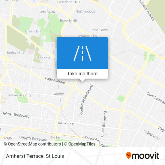 Mapa de Amherst Terrace