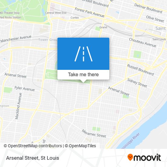 Arsenal Street map