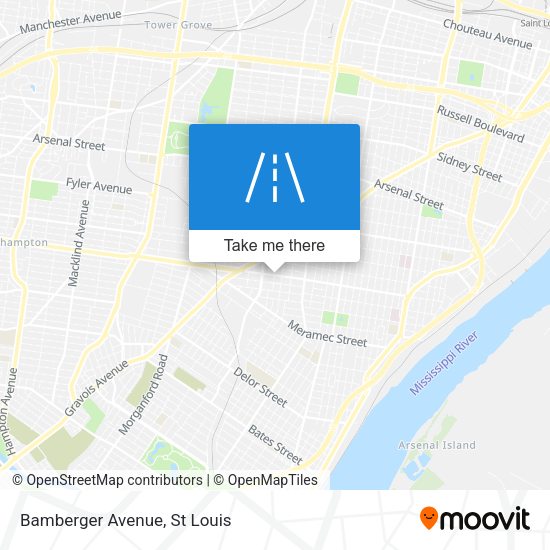 Mapa de Bamberger Avenue