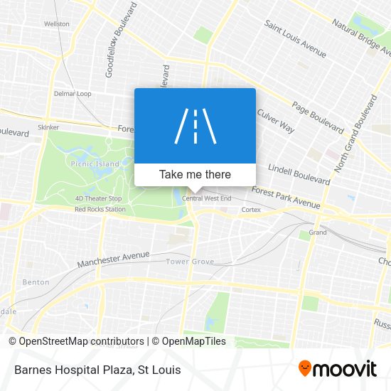 Mapa de Barnes Hospital Plaza