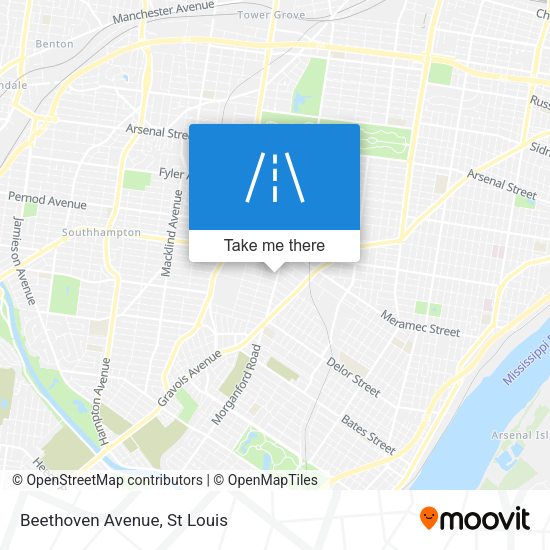 Mapa de Beethoven Avenue