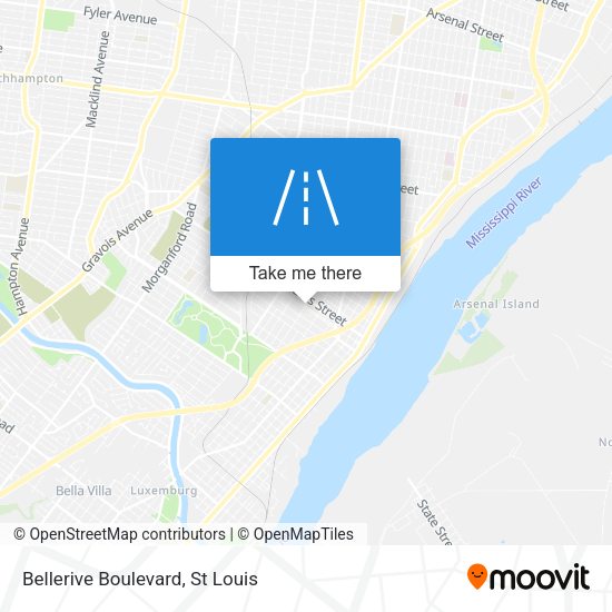 Bellerive Boulevard map