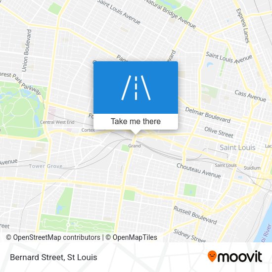 Mapa de Bernard Street