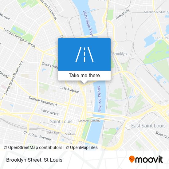 Mapa de Brooklyn Street