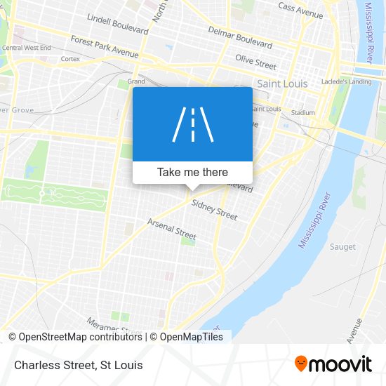 Mapa de Charless Street
