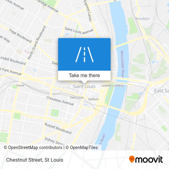 Mapa de Chestnut Street