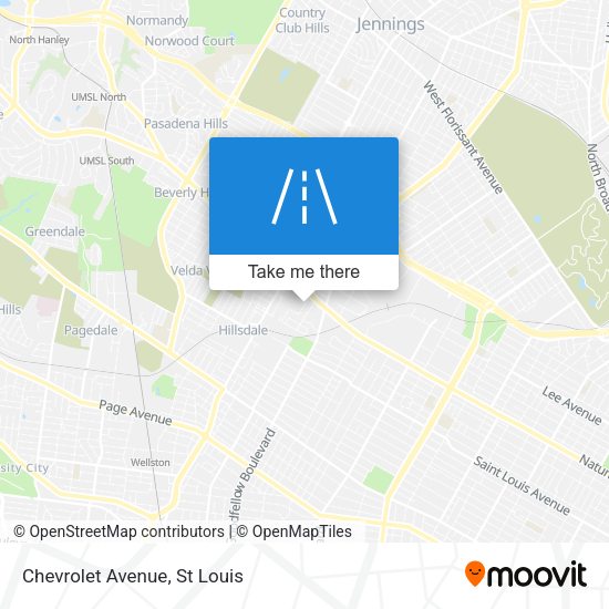 Mapa de Chevrolet Avenue