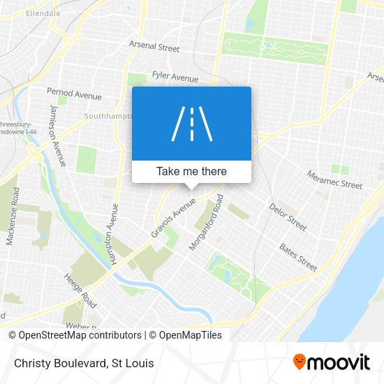Mapa de Christy Boulevard