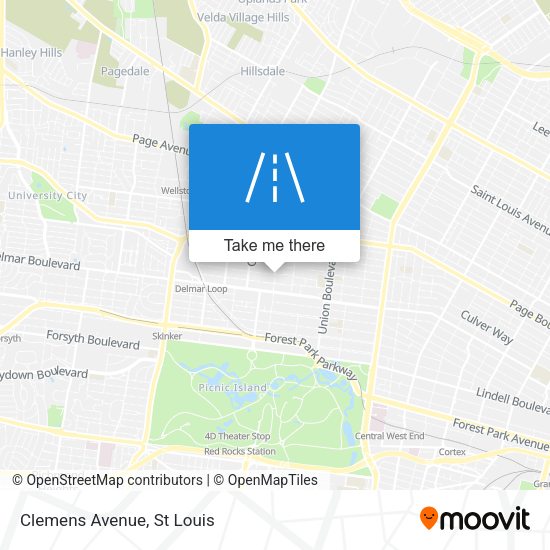 Mapa de Clemens Avenue