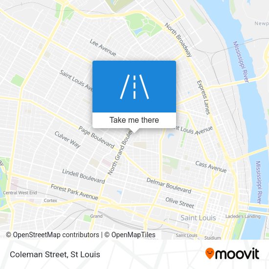 Mapa de Coleman Street